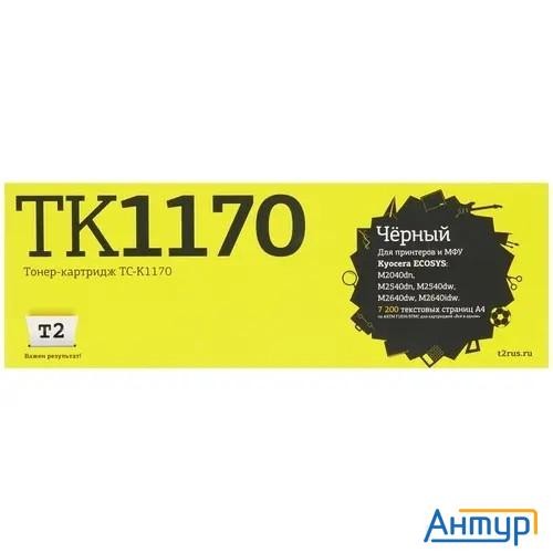 T2 Tk-1170 Тонер-картридж (tc-k1170) для Kyocera Ecosys  M2040dn/m2540dn/m2640idw (7200k) с чипом