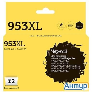 T2 L0s70ae Картридж №953xl для Hp Officejet Pro 7720/7730/7740/8210/8710/8720/8730/8740, чёрный
