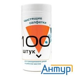 Konoos Kbu-100 Салфетки для комп. техники в банке, 100 шт.