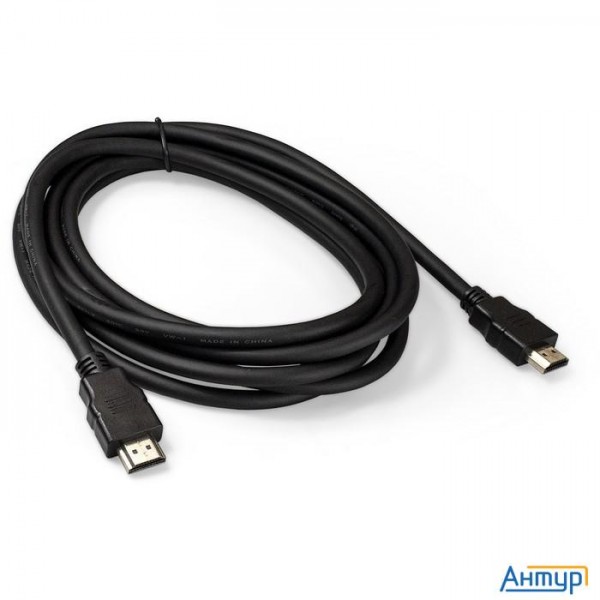 Exegate Ex287731rus Кабель Hdmi Exegate Ex-cc-hdmi2-3.0 (19m/19m, V2.0, 3м, 4k Uhd, Ethernet, позоло