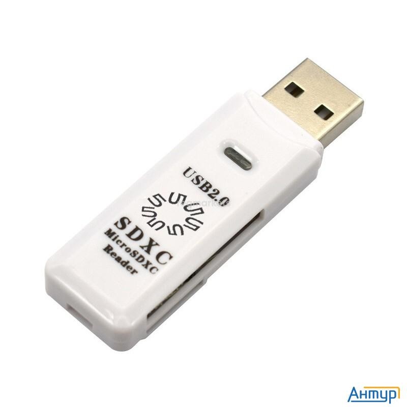 5bites Re2-100wh Usb2.0 Устройство ч/з карт памяти 0 / Sd / Tf / Usb Plug / White