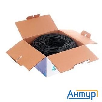 Skynet Кабель Utp Outdoor 4x2x0,48, медный, Fluke Test, кат.5e, однож., (305м) Box, черный [css-utp-