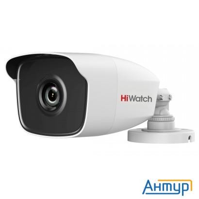 Hiwatch Ds-t220 (2.8 Mm) Камера видеонаблюдения 2.8-2.8мм Hd Tvi цветная корп.:белый