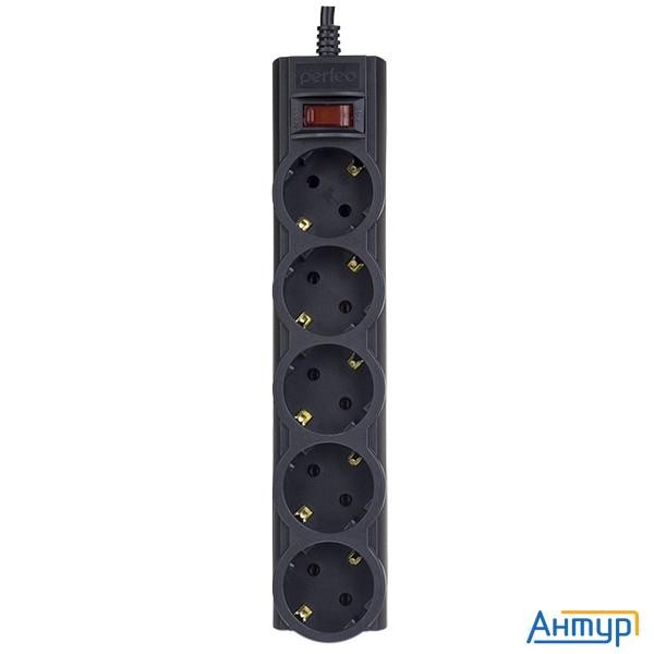 Perfeo Сетевой фильтр "powerx", Pf_a4716  (3,0м, 5 розеток, черный)
