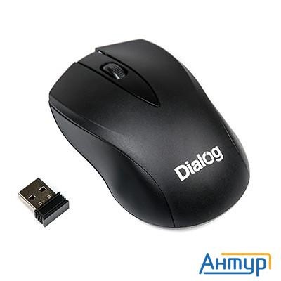 Мышь Mroc-15u Dialog Comfort Rf 2.4g Optical - 3 кнопки + ролик прокрутки, Usb, черная