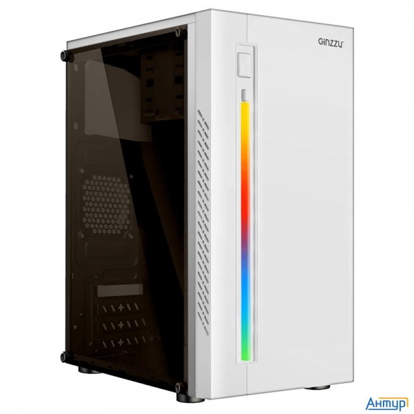 Ginzzu D390 2*usb 2.0,au White Window