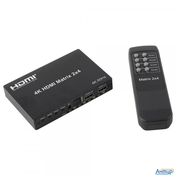 Orient Hsp0204hn-2.0, Hdmi матричный переключатель/разветвитель 2->4 с аудиовыходами, Uhd 4k/60Гц (3