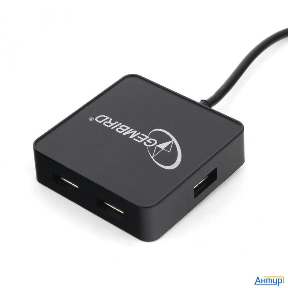 Gembird  Hub Usb2.0 4-port [uhb-242] , 4 порта, блистер,черный