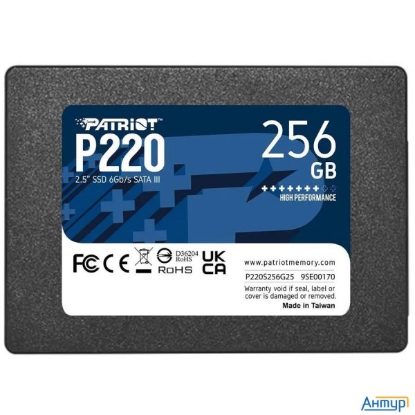 Patriot Ssd 256gb P220 P220s256g25 {sata 3.0}