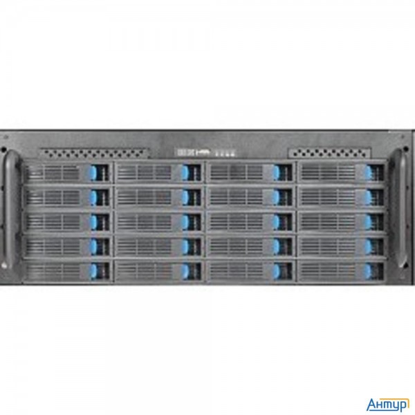 Procase Es420-sata3-b-0 {4u 20 Sataii/sas Hotswap Hdd, глубина 650мм, Mb 12"x13", без Б/П,черный}