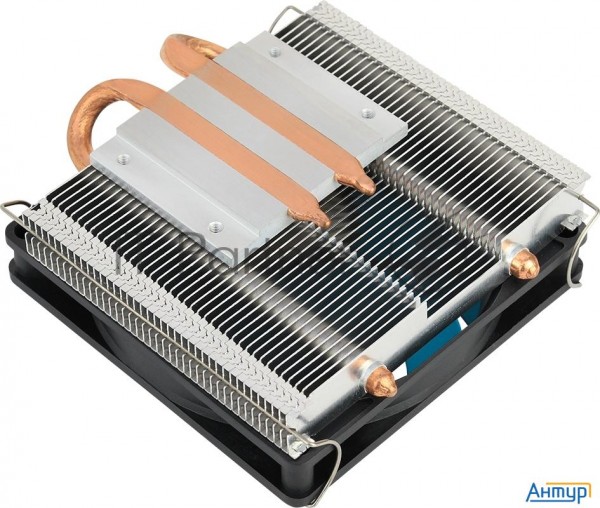 Кулер Cpu Aerocool Verkho 2 Slim (универсальный, 105w, 18-27 Db, 1000-2300 Rpm, 90мм, 4pin, медь+алю