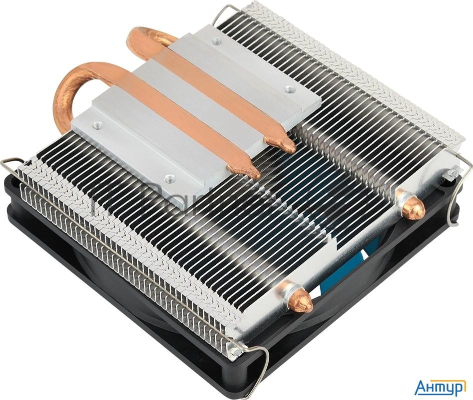 Кулер Cpu Aerocool Verkho 2 Slim (универсальный, 105w, 18-27 Db, 1000-2300 Rpm, 90мм, 4pin, медь+алю