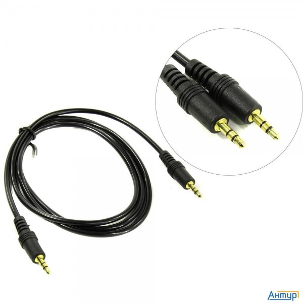 Exegate Ex284942rus Кабель аудио Exegate Ex-cca-404-1.2 (3.5mm Jack M/3.5mm Jack M, 1,2м, позолоченн