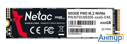 Накопитель Ssd Netac Pci-e 3.0 256gb Nt01n930e-256g-e4x(n) N930e Pro M.2 2280