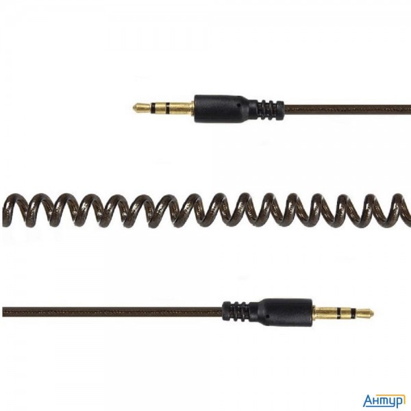 Кабель аудио Cablexpert, джек3.5 / джек3.5, 2м, спиральный (cca-405-6)