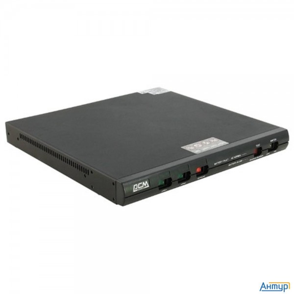 Powercom King Pro Rm Kin-1000ap ИБП (1u) {line-interactive, 1000va/800w, Rack, 5хС13, Serial+usb} (1