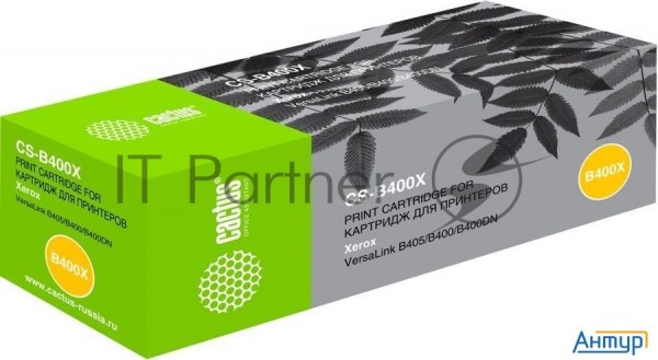 Картридж лазерный Cactus Cs-b400x 106r03585 черный (24600стр.) для Xerox Versalink B400/405