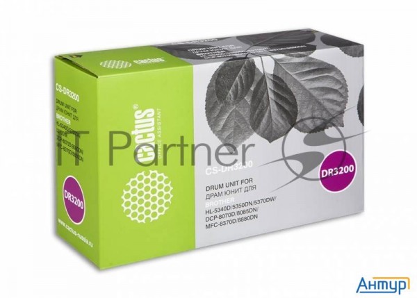 Фотобарабан Cactus Cs-dr3200 для принтеров Brother Hl-5340d/5350dn/5370dw;dcp-8070d 25 000стр.