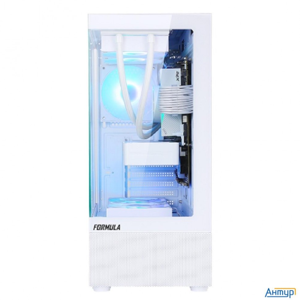Корпус Formula Crystal Z1 Plus белый без БП Atx 2x120mm 2xusb2.0 1xusb3.0 Audio Bott Psu
