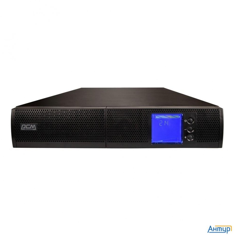 Powercom Sentinel Snt-2000 ИБП {online, 2000va / 2000w, Rack/tower, Iec, Lcd, Rs-232/usb, Snmpslot}