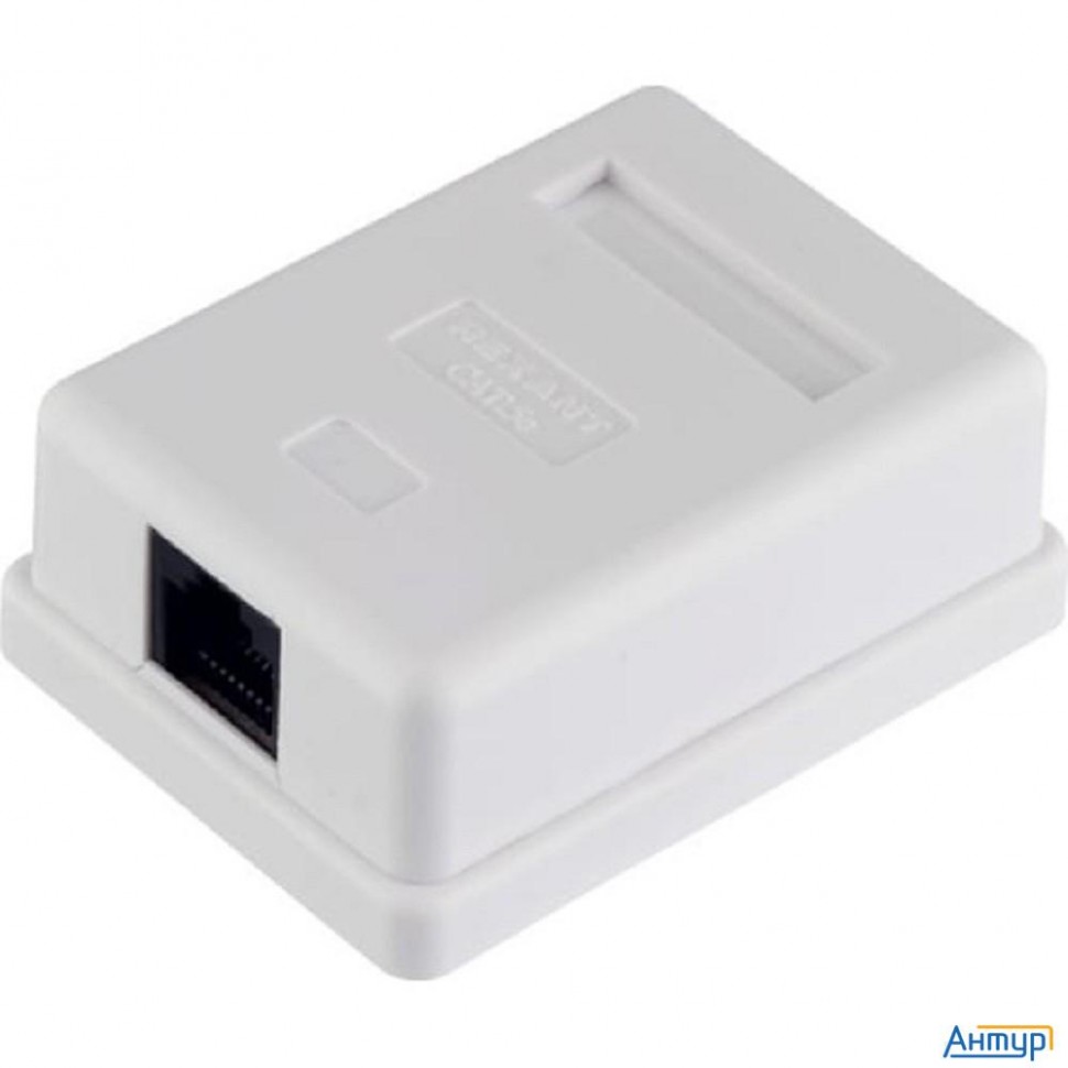 Rexant (03-0121) Розетка компьютерная внешняя 1-порт, Utp Rj-45 (8p8c), Cat 5e