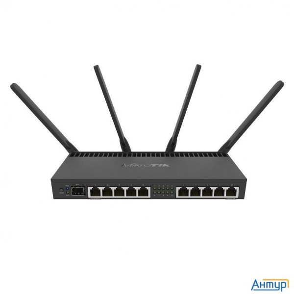 Mikrotik Rb4011igs+5hacq2hnd-in Маршрутизатор 1.4ГГц, 4 ядра, 1gb Ram, 512mb Nand, 10x 10/100/1000 L