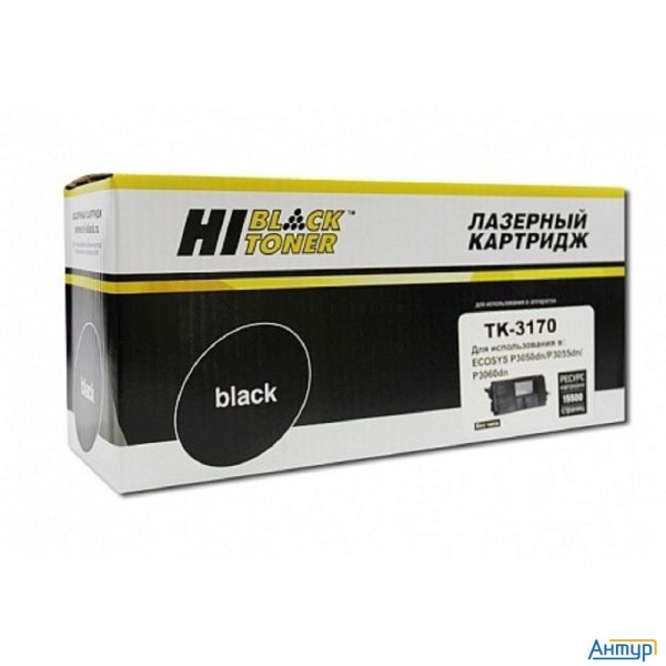 Hi-black Tk-3170 Картридж для Kyocera-mita P3050dn/p3055dn/p3060dn, 15,5k, с чипом