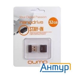 Usb 2.0 Qumo 32gb Nano [qm32gud-nano-b] Black