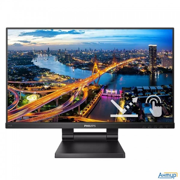 Lcd Philips 23.8" 242b1tc/00 черный {ips Multi-touch 1920x1080 75hz 4ms 178/178 250cd 50m:1 Hdmi1.4}
