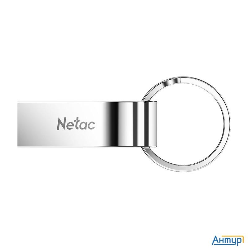 Netac Usb Drive 16gb U275 <nt03u275n-016g-20sl>, Usb2.0, с кольцом, металлическая