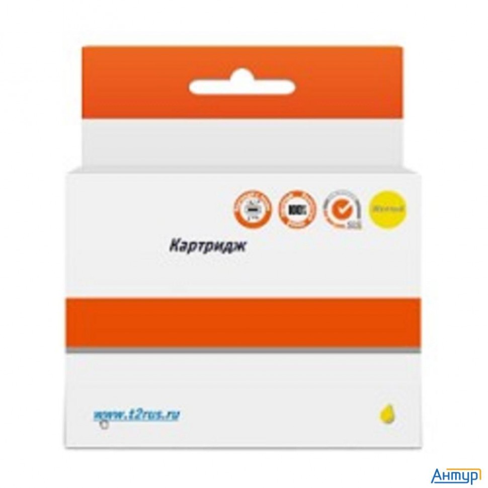 T2 C13t13044010 Картридж (ic-et1304) для Epson Stylus Sx525wd/office B42wd/bx320fw/wf7015/7515, жёлт