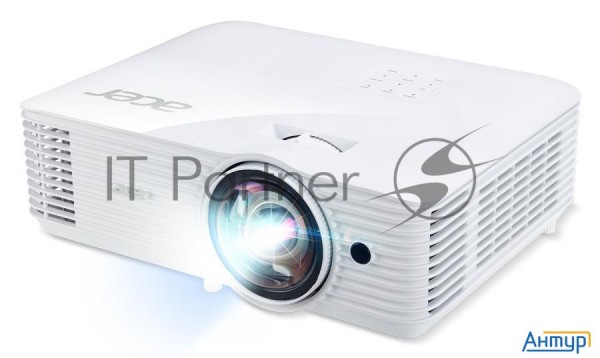 Проектор Acer Projector S1286h, Dlp 3d, Xga, 3500lm, 20000/1, Hmdi, Short Throw 0.6, 2.7kg