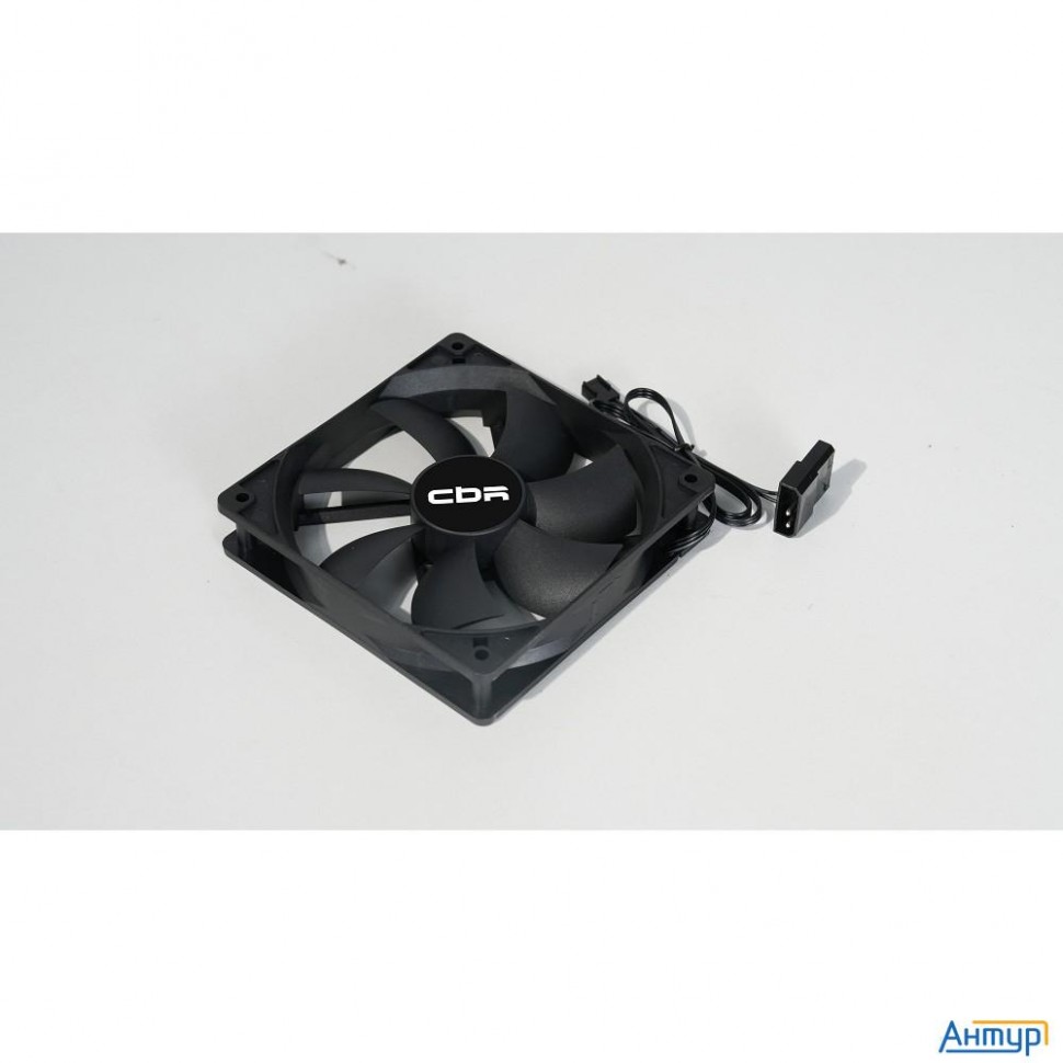 Cbr Вентилятор для корпуса Cbr-cf-12025-1200b, 120*120*25мм, 3-pin+molex, 1200 Rpm, 36 Cfm, 25 Dba