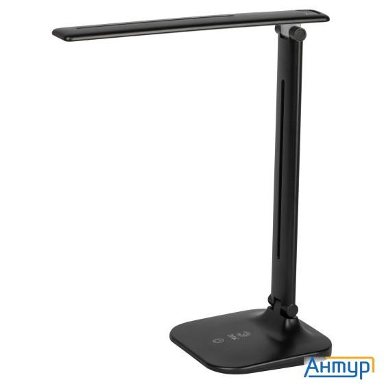 ЭРА Б0057203 Настольный светильник Nled-510-8w-bk светодиодный черный аккумуляторный, выбор цвет тем