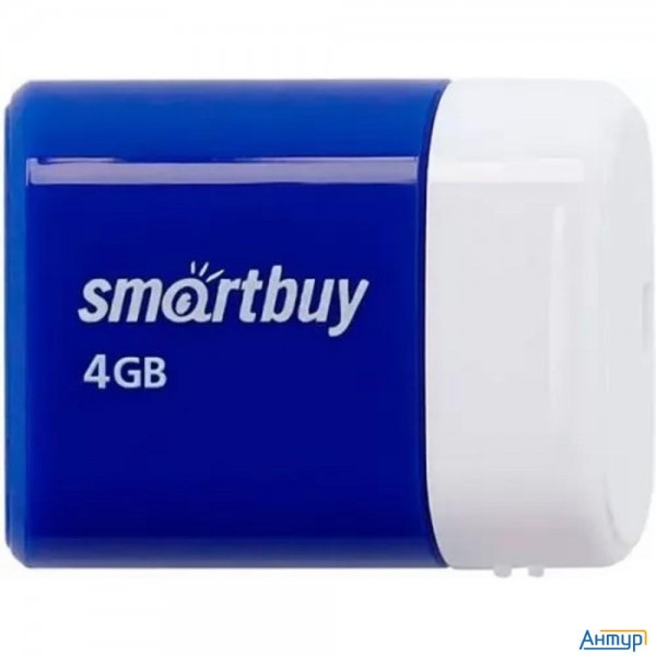 Smartbuy Usb Drive 4gb Lara Blue (sb4gblara-b)