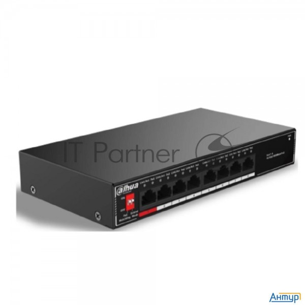 Dahua Dh-sg1008p 8-портовый гигабитный неуправляемый коммутатор C Poe, 8xrj45 1gb Poe, суммарно 96Вт