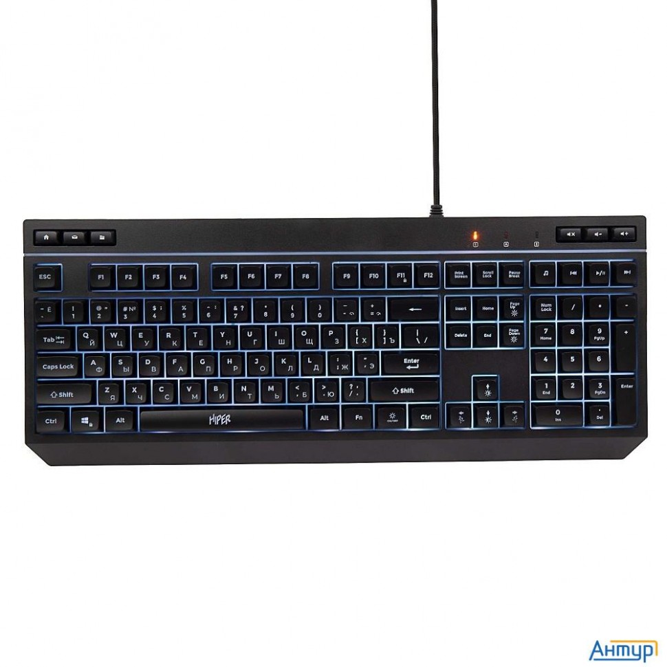 Игровая клавиатура Hiper Gkey-1100, черный