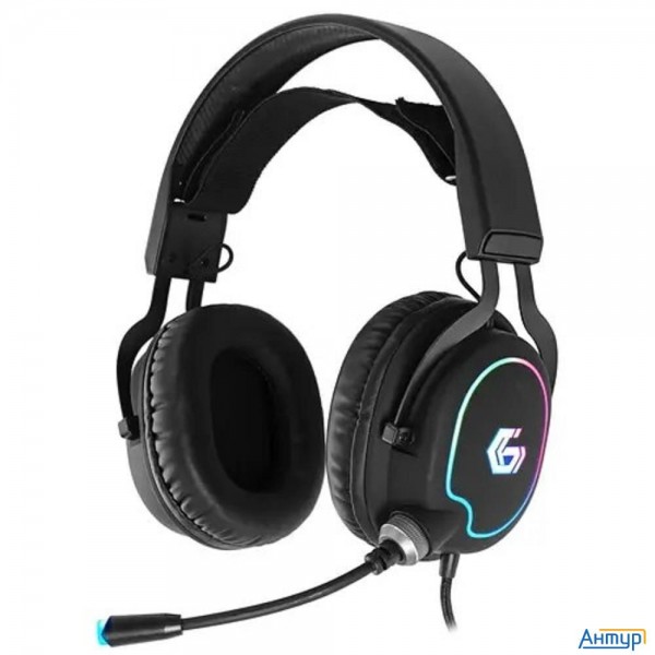 Gembird Mhs-gx20, мембр. 50 мм, подсветка, рег. гром., рег.оголовье, каб. 2,1 м