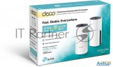 Бесшовный Mesh роутер Tp-link Deco P9 (2-pack) Ac1200 10/100/1000base-tx белый (упак.:2шт)