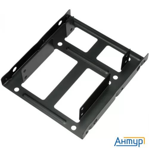 Салазки для установки Hdd/ssd 2.5'' в отсек 3.5" Gembird, металл, пакет (mf-22535m)