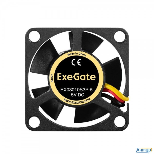 Exegate Ex295190rus Вентилятор 5b Dc Exegate Ex03010s3p-5 (30x30x10 мм, Sleeve Bearing (подшипник ск
