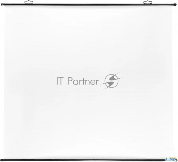 Экран Cactus 150x150см Map Type Cs-psrm-150x150-bk 1:1 настенно-потолочный рулонный черный