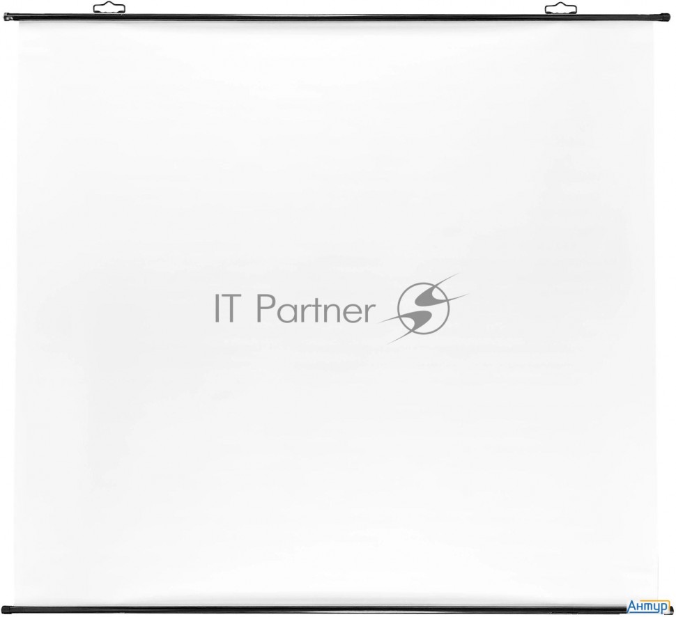 Экран Cactus 150x150см Map Type Cs-psrm-150x150-bk 1:1 настенно-потолочный рулонный черный