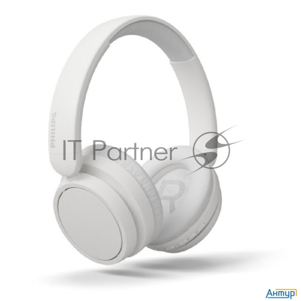 Гарнитура накладные Philips Tah5209 белый беспроводные Bluetooth оголовье (tah5209wt/00)