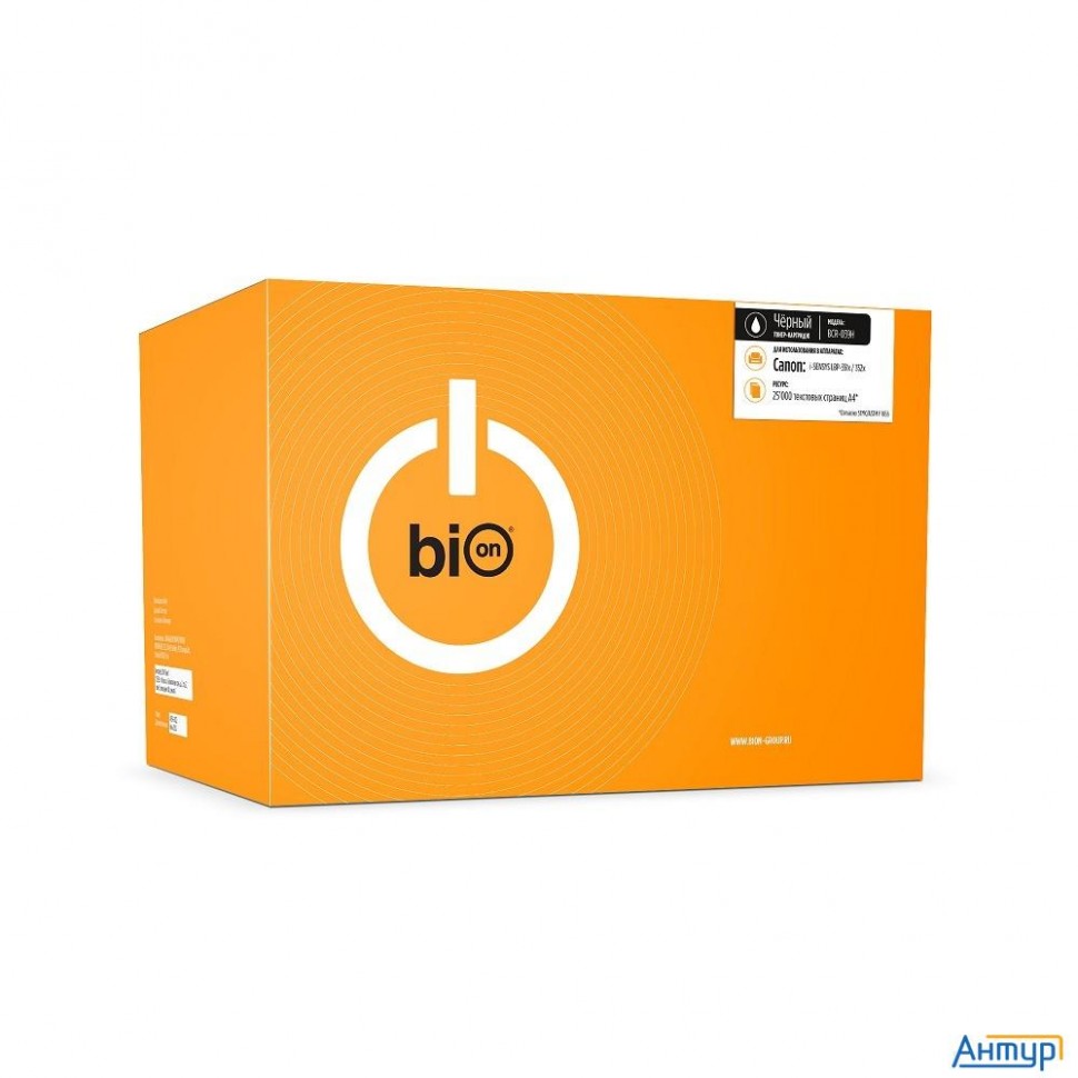 Bion Bcr-039h Картридж для Canon {imageclass Lbp351dn/352dn/351x/352x} (25000  стр.), Черный, с чипо