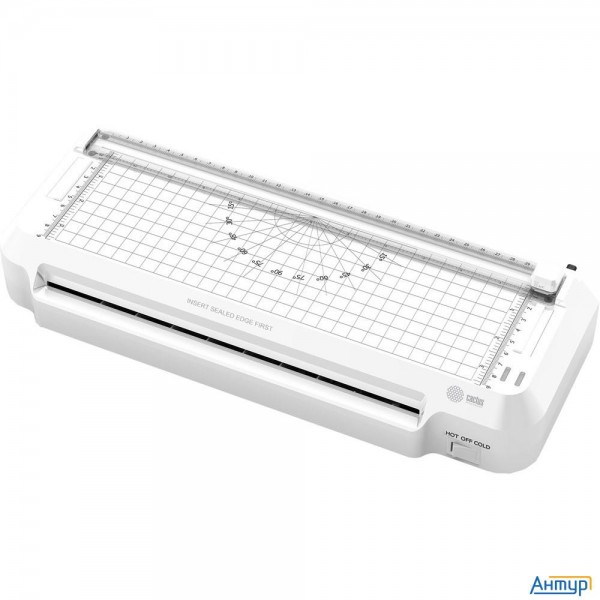 Cactus Ламинатор Cs-lab-f2 белый A4 (70-125мкм) 25см/мин (2вал.) хол.лам. лам.фото