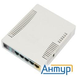 Mikrotik Rb951ui-2hnd Routerboard 951ui-2hnd With 600mhz Cpu, 128mb Ram, 5xlan, Built-in 2.4ghz 802b