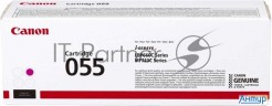 Тонер Картридж Canon 055 M 3014c002 пурпурный (2100стр.) для Canon Mf746cx/mf744cdw/mf742cdw/lbp664c
