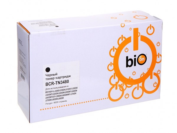 Bion Tn-3480 Картридж для принтеров Brother Hll5100/5200/6250/6300/6400/dcpl5500/6600/mfcl5700/5750/