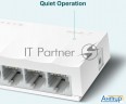 Tp-link Ls1005 5-портовый 10/100 Мбит/с неуправляемый коммутатор, 5 портов Rj45 10/100 Мбит/с